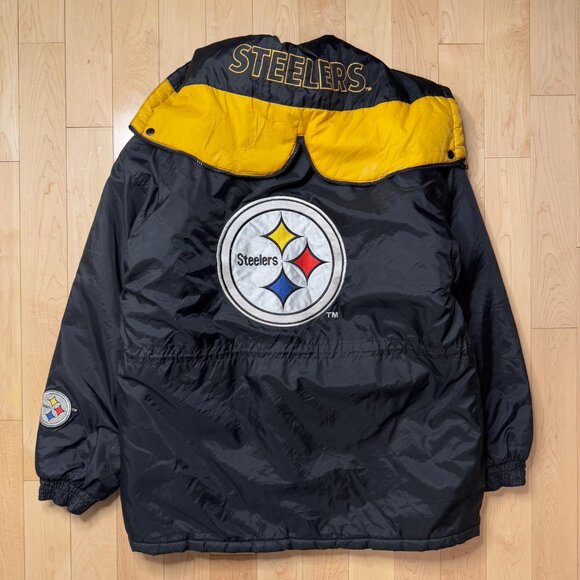 Vintage Pittsburgh Steelers Jacket NFL GAME DAY competition size M - Picture 7 of 10